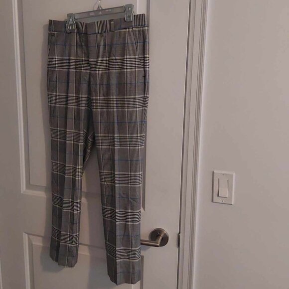 Banana Republic Plaid Cropped Trousers - Picture 1 of 1